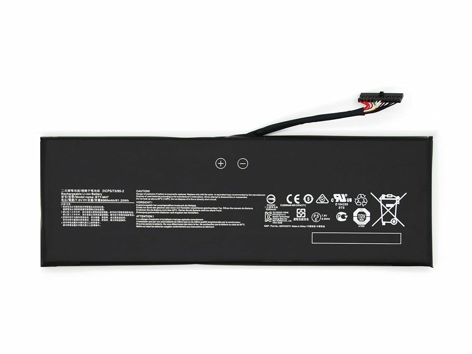 Msi-BTY-M47-GS40-GS40-6QD-GS40-6QE-GS43-GS43VR-GS43VR-6RE-GS43VR-7RE-MS-14A1-MS-14A3-Batarya-Pil-Orijinal-alfamaks