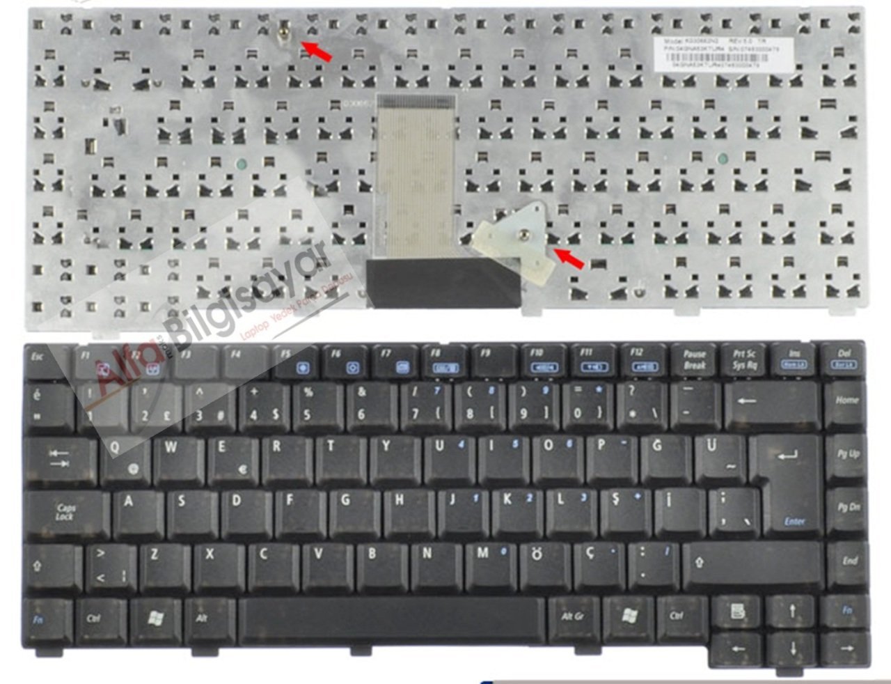 Asus-A6K-A3J-A3000-A6000-A3-A6-A9-A3G-A6R-Z81-Z92-Z91-Klavye-Tus-Takimi-alfamaks