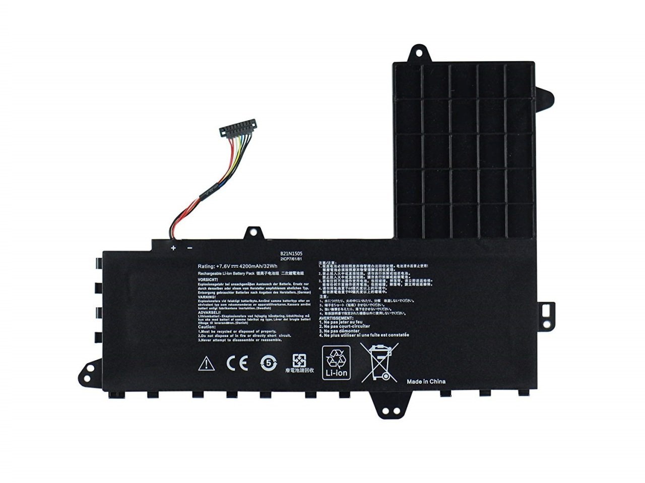 Asus-B21N1506-E502-X502-E502N-E502S-X502N-E502M-E502SA-E502NA-E502SA-E502MA-X502NA-F502-L502-R517-Batarya-Pil-alfamaks